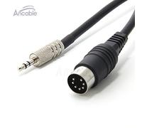 1M Cavo audio Premium da 7 pin Din Maschio a Maschio Stereo da 3,5 mm per il Collegamento di iPod/iPad/iPhone / MP3 / PC/TV/Android a Bang & Olufsen B&O, Naim, Sistema Stereo Quad