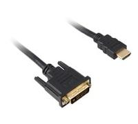 Sharkoon 1m, HDMI/DVI-D Nero (Sharkoon adapter cable - 1 m) NEW