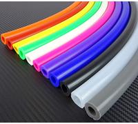 1m TUBO flessibile SILICONE Ø 5mm grigio 200°C | Tubi Vuoto l'acqua raffreddamento | MOLTE DIMENSIONI E COLORI | aria aspirazione Condotto Gomma al metro Liquido refrigerante Pressione negativa