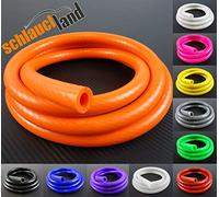 1m TUBO flessibile VARIO Silicone ID-Ø 3mm arancione 200°C | Tubo Vuoto l'acqua raffreddamento | MOLTE DIMENSIONI E COLORI | Tubi aspirazione Condotto Gomma al metro tessuto Liquido refrigerante