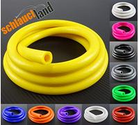 1m TUBO flessibile VARIO Silicone ID-Ø 4mm giallo 200°C | Tubo Vuoto l'acqua raffreddamento | MOLTE DIMENSIONI E COLORI | Tubi aspirazione Condotto Gomma al metro tessuto Liquido refrigerante