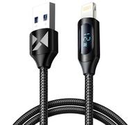 1m USB Veloce Cavo di Ricarica per IPHONE IPAD Dati Display Tipo A Attacco Corto