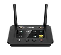 1Mii 2-IN-1 Trasmettitore Ricevitore Bluetooth per TV/Cuffie, Adattatore Audio Bluetooth 5.3 HiFi con ESS DAC, aptX HD/Bassa Latenza, RCA/AUX 3.5mm/Ottico per Impianto Stereo, Dual Link & Lungo Raggio