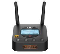 1Mii B06Pro+ Ricevitore Bluetooth HiFi, Adattatore Audio Wireless Bluetooth 5.1 Hi-Res LDAC per Stereo, aptX HD/Bassa Latenza, con Uscita Ottica/AUX, Controllo del Volume, Display LCD, Lungo Raggio