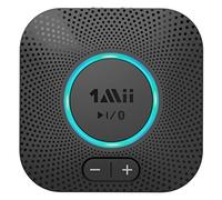 1Mii Ricevitore Bluetooth 5.3 HiFi, Adattatore Audio Bluetooth con Controllo Volume, Jack AUX e RCA aptX HD/Bassa Latenza Musica Wireless per Casse Attive, Impianto Stereo, Amplificatore, Lungo Raggio