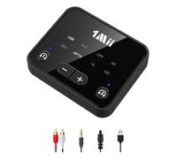 1Mii Trasmettitore Bluetooth 5.3 per TV a 2 Cuffie, Adattatore Wireless a Lunga Portata 30m per TV con aptX Low Latency/AD/HD, Ingressi Audio Optical/USB/3.5mm AUX/RCA