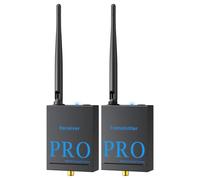 1Mii Trasmettitore e ricevitore audio wireless da 2,4 GHz (1 TX+1 RX) | Kit wireless a bassa latenza, 20 ms, lungo raggio di 100 m, per altoparlanti alimentati, stereo/soundbar
