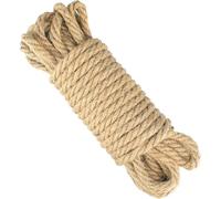 1MM 2MM 3MM 4MM 6MM 8MM 10MM Cordoncino di iuta Corda in sisal per tiragraffi, accessori per gatti, corda in sisal per giardino, fai da te, imballaggi e decorazioni (8MM-50M)