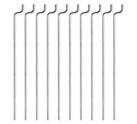 1mm x 400mm Acciaio Z Trazione/pressione Aste Pezzi per RC Aeroplano 10pz