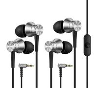 1MORE Piston Fit 2-Pack Auricolari in-ear a pistone, alla moda, durevoli, isolamento acustico, suono puro, controllo del telefono con microfono per smartphone/PC/tablet