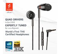 1MORE Cuffie In-Ear E1010 Quad Driver Hi-Res con Microfono e Telecomando Nero