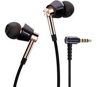 1MORE Triple Driver Auricolari In-Ear Cuffie con Alta Risoluzione, Bassi Profondi Stereo Universale, MEMS Microfono, In-Line Remoto Controllo per iPhone/Android/PC/Tablet -Oro