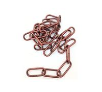 1mt catena pesante bronzo per lampadario e sospensione filo 4,5mm - Misure maglia 47mm x 21mm