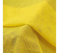 1MX1.5M Tessuto a rete traspirante per fai da te coprisedile, scarpe sportive, borse, tessuti a rete per divano, garza, tende, abbigliamento sportivo (giallo)