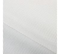 1MX1.6M Sandwich Mesh a tre strati 3D Panno Sandwich Mesh Tessuto elastico Mesh Cloth Air Bed Tessuto Divano Scarpe Materie prime (bianco)