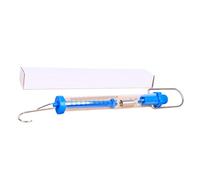 1N 2.5N 5N 10N 20N 30N e dinamometro in metallo per laboratorio scolastico in colore blu brillante con gancio accessorio a molla strumento appeso bilancia bilancia fisica strumento didattico acrilico