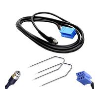 1neiSmartech Cavo Aux Audio Con Jack Femmina Da 3,5mm e Kit Estrazione Per Radio Continental, Bosch Con Scritta Sul Display NO SOURCE AVAILABLE, Senza BLUE&ME (No Navigazione) Per Auto Fiat dal 2012