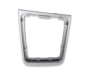 1neiSmartech Cornice Esterna Lucida Argento per Cuffia Leva Cambio Compatibile con Volkswagen Golf 7 GTI GTD MK7 2012-2017, Telaio per Cambio Manuale, Compatibile con OEM 5G1711113