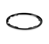 1neiSmartech Cornice Esterna Telaio per Cuffia Leva Cambio Nero Lucido Cromato Compatibile con Fiat 500, 500C (312) dal 2007, Compatibile con OEM 50295851 50295325 e Altri, Ghiera non Inclusa