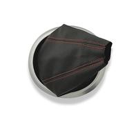 1neiSmartech Cuffia Nera con Cuciture Rosse e Ghiera Compatibile con Suzuki Swift 2005-2010, Suzuki SX4 2007-2013, Suzuki ALTO 2009-2014 - Sacca per Leva del Cambio