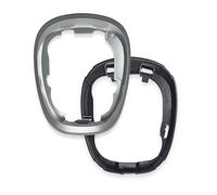 1neiSmartech Kit Cornice Esterna Satinata Argento e Ghiera di Ritenzione Interna Telaio Compatibile con Fiat 500L 2012-2017, Compatibile con OEM 735547556 735547557