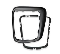 1neiSmartech Kit Cornice Esterna Telaio Colore Nero Satinato + Ghiera di Ritenzione per Cuffia Leva Cambio Compatibile con Fiat Tipo 356 357 358 dal 2015 OEM 735624491 735631235