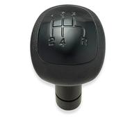 1neiSmartech Pomello per Leva Asta del Cambio 5 Marce Compatibile con Lancia Ypsilon (312) 2011-2015, Colore Nero con Lente Lucida Nera, Retromarcia a Destra