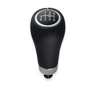 1neiSmartech Pomello per Leva Asta del Cambio 6 Marce Compatibile con Mercedes Classe A B C E CLK 2000-2012, Foro 8mm, Simbolo N, Retromarcia a Sinistra