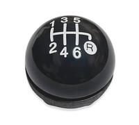 1neiSmartech Pomello per Leva Cambio Manuale 6 Marce Compatibile con Fiat 500 serie 2 (312) e 500C (312) 2007-2018, Colore Nero, OEM OM 55344048, 6930526, 6930528