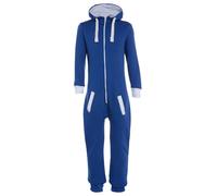 1ONESIE Bambini Ragazzi Tinta Unita con Cappuccio Tutti IN Tuta Taglie 5-16 Anni