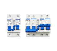 1P + 1P 2P + 2P MTS AC Doppia Alimentazione Manuale Trasferimento Interblocco Interruttore Su Guida Din Isolamento Sezionatore MCB 40A 63A Protettori di dispersione a terra (Color : 20A, Size : 1P 1