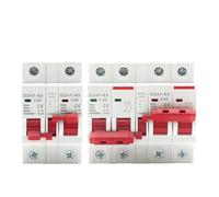 1P+1P 2P+2P MTS AC Dual Power Manual Transfer Interlock Circuit Breaker Din Rail Isolating Discounnecting Switch MCB 40A 63A EKFBQBGW(2P 2P,50A)