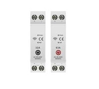 1P 1P + N WiFi Smart Circuit Breaker Time Relay Switch Controllo remoto tramite Tuya Smart/app eWeLink adatta for Alexa Google Home Assistant(EWeLink,63A)