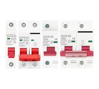 1P 2P DC MCB 12V 24V 48V Interruttore Batteria Auto Protector DZ47 DC Positivo Polo Negativo Rotection proteggere interruttore Isolatore(2P,80A)