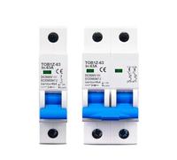 1P 2P DC MCB 6KA 500V, Compatibile Con MINI, Interruttore Automatico | 3A 6A 10A 16A 20A 25A 32A 40A 50A 63A Collegamento a Y(2P,25A)