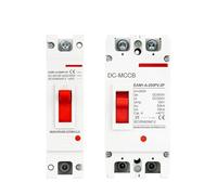 1P 2P DC Solare Custodia modellata Interruttore MCCB Protezione da sovraccarico Interruttore di protezione for solare fotovoltaico Fotovoltaico Batteria Isolatore(2P,100A)