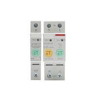 1P 2P Smart Power Consumption kWh Meter Circuit Breaker Time Relay Switch Leakage Voltage Protection RRBXXUYN(WIFI 2P)
