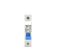 1P AC 230V Circuit breaker MCB 6A 10A 16A 20A 25A 32A 40A 50A 63A Circuit Protector YRCB-63 NWPNLXEA(10A)