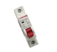 1P DZ47 3A 6A 10A 16A 20A 32A 40A 50A 63A 400V Interruttore automatico miniaturizzato tipo C 35mm capacità di interruzione installazione su guida DIN 6KA(10A)