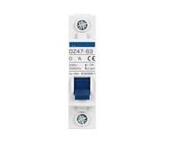 1P DZ47 D curva motore AC interruttore 10A ~ 125A 400V interruttore di avvio macchina attrezzature industriali pompa dell'acqua ad alta corrente(20A)