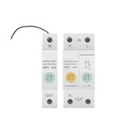 1P+N Din Rail Smart Meter Power Consumption Circuit Breaker Switch Relay Voltmeter for Smart Home MQXFCZUX(1P-N)
