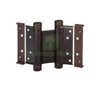 1PAIA CERNIERA A MOLLA BOMMER IN ACCIAIO BRONZATO MM. 75: