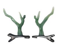 1Pair 3d Corno di Drago Clip di Capelli Set Per Halloween Antico Costume Accessori Duckbill Clip InsStyle Hair Styling Strumento