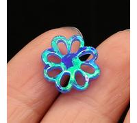 1Pair 50mm Natural Jade Baoding Ball Fitness Pallamano Quarzo Sfera Relax Mano Polso Esercizio Terapia di Massaggio Pietra decorazioni per la casa(Color:Blau,Size:14.2x14.8x2.5mm-1PC)