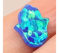 1Pair 50mm Natural Jade Baoding Ball Fitness Pallamano Quarzo Sfera Relax Mano Polso Esercizio Terapia di Massaggio Pietra decorazioni per la casa(Color:Blau,Size:8x10x2.5mm-2PCS)