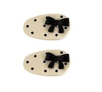 1pair Bella Polka Punti Clip Per Capelli Del Cuore Durabilità Leghe Forcine Stili Dolci Forcine Per Le Donne E Le Ragazze