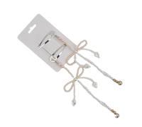 1Pair Bowknot Forcina Elegante Perline Barrettes Accessori Per Capelli Alla Moda Per Le Donne Elegante Forcina Gioielli