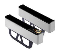 1pair Car Rechargeable Seat Gap Filler Storage Box Phone Keys Holder Organizer