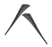 1pair Carbon Fiber Texture Car Side Fender Vent Air Wing Cover Trim Exterior Acc
