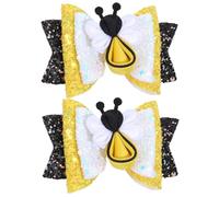 1Pair Cartoon Ribbon Archi Clip Per Capelli Per Le Donne E Le Ragazze Stili Dolci Accessori Per Capelli Partito Hairpin Per Usura Quotidiana